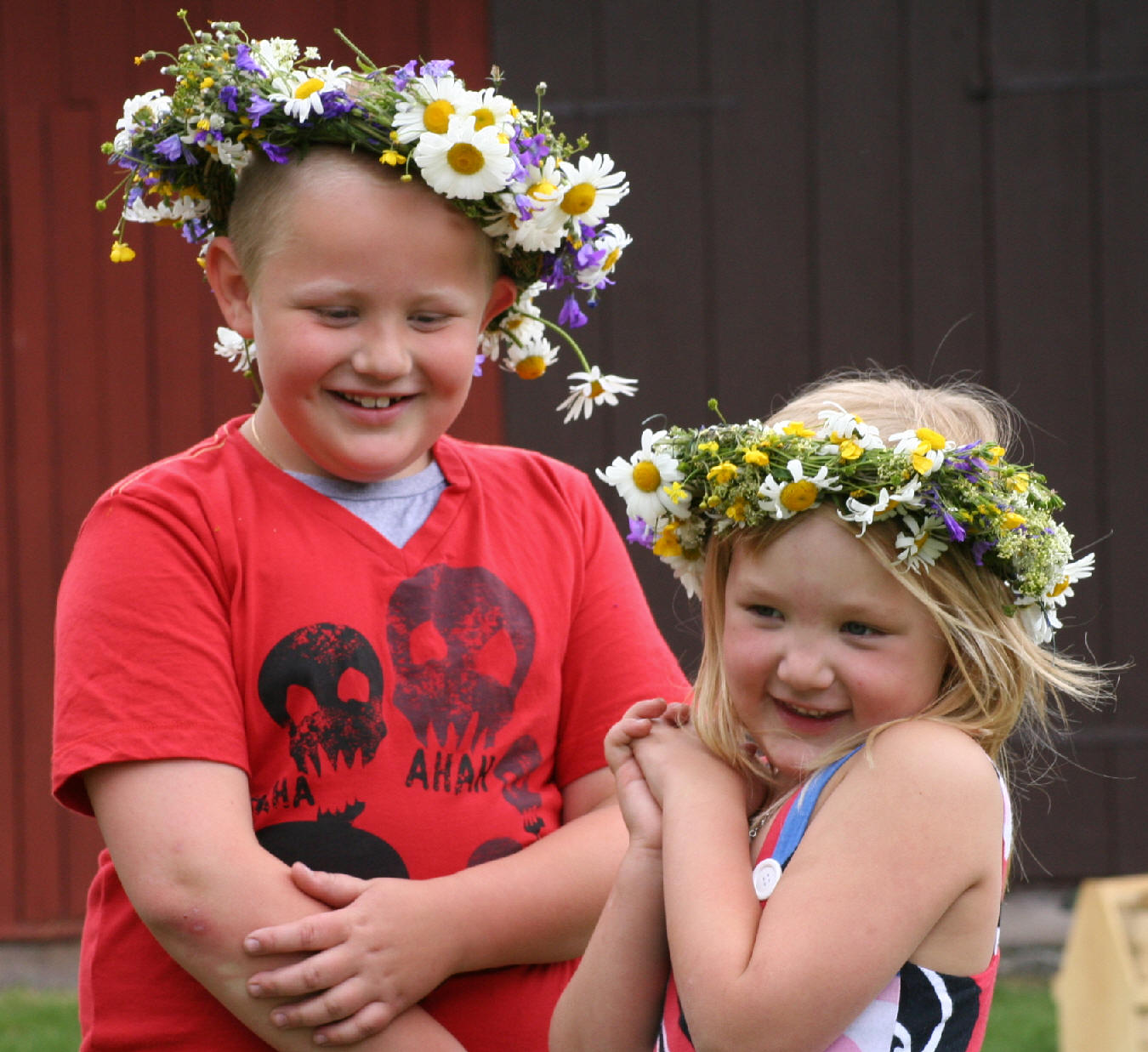 Mina fina midsommar barn, Erik och Linna.